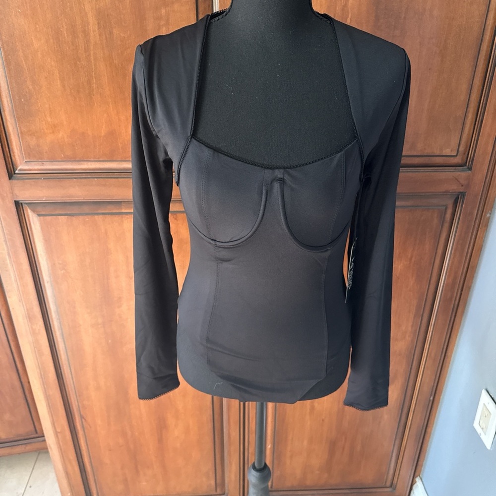 Black Long Sleeve bodysuit